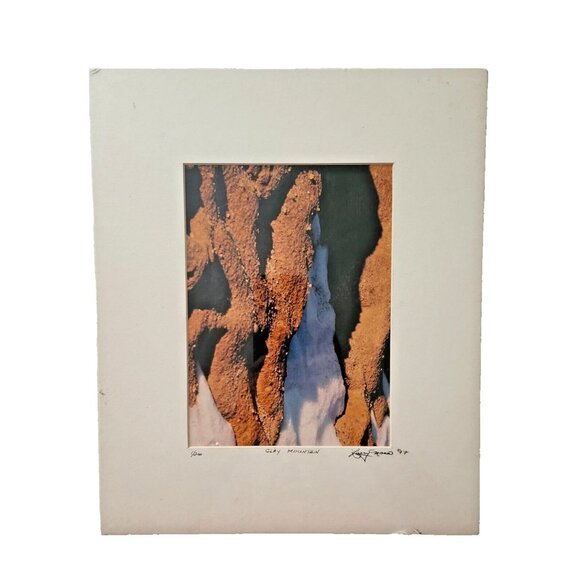 Larry Mann 1997 Clay Mountain Matted 1/200 signed Photo - Picture 3 of 3